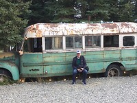 De filmbus van ‘Into the wild’.