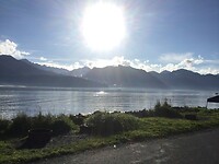 Vanaf de camping in Seward