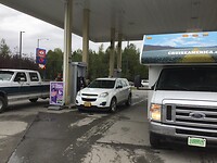 Tanken onderweg naar Anchorage