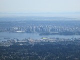 Uitzicht vanuit North Vancouver op Vancouver