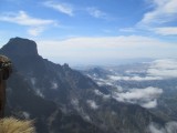 Uitzicht over Drakensbergen vanaf de top
