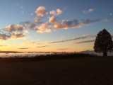 Uitzicht vanuit strand