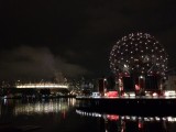 Vancouver by night: uitzicht bij de haven