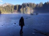 North Vancouver: jep dat meer is bevroren!