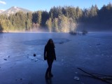 North Vancouver: jep dat meer is bevroren!