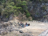 Lunch at Paihia beach
