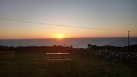 Zonsondergang dag 1