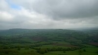 Pas op wind lawaai:  the Black Mountains