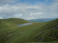 Loch halverwege de berg