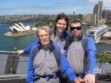 Bovenop de Harbour Bridge