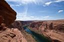 Na de Glen Canyon dam richting Horseshoe
