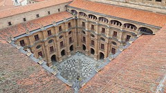Salamanca, uitzicht op binnenplein Universidad Pontificia