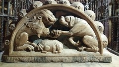 Salamanca, grafmonument Catedral Vieja, detail
