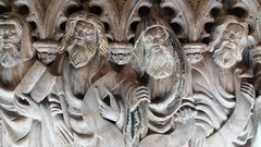 Salamanca, grafmonument Catedral Vieja, detail