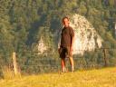 Pelgrim voor rots "Le Rey"