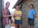 Drie Belgische mede-pelgrims