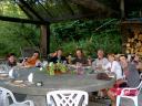 Avondeten in Braziliaanse herberg