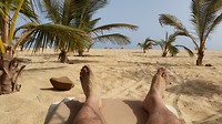 Chillen op t strand