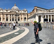 Aankomst in Rome
