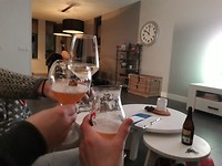 Last night before boarding