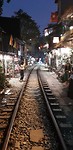 Hanoi train street