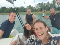 Sailing on the lake