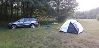 Camping with nobody around