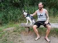 Hiking with this little beast