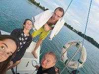 Sailing on the lake
