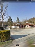 De entree van de camping