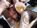 Beer and fries