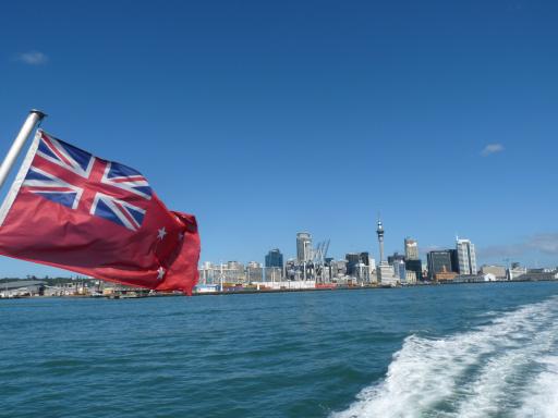 Foto vanaf de ferry