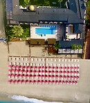 Bovenaanzicht hotel Alaaddin Beach