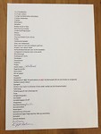 Checklist