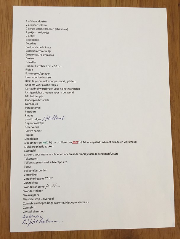 Checklist