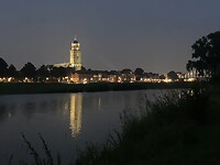 Zicht vanaf de camping