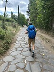 Jelle loopt via Appia
