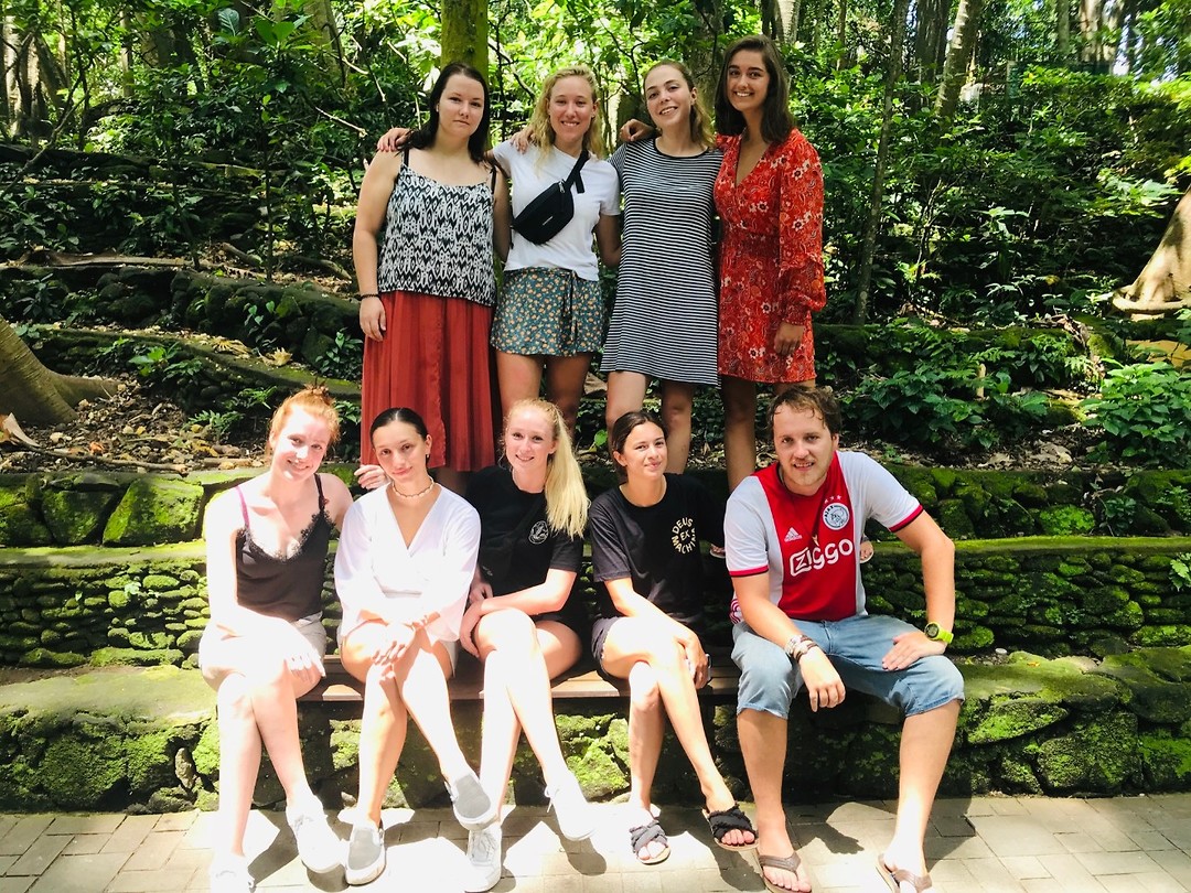 Koen met z'n dames op pad