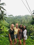 Bij de 'Rice Terraces' van Tegalalang