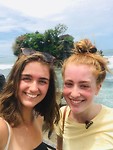 In Tebanan bij de Tanah Lot met Nova