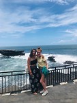 In Tebanan bij de Tanah Lot met Nova