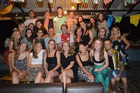 De groep waarmee we op Kertha verbleven