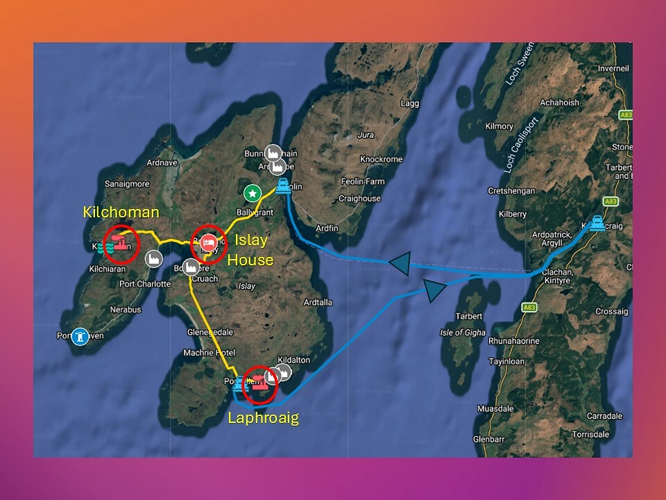 map of Islay