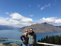 Uitzicht op Queenstown