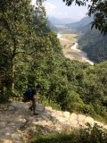 Daar is het, Phedi, het einde van ons trekking verhaal in Nepal..
