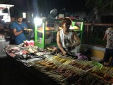 Night market, barracuda gegeten!