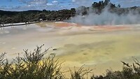 Vulkanische invloeden landschap