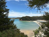 Zicht op baai