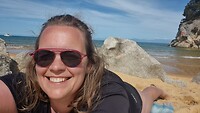 Chillen op strand