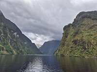 Uitzicht bergen fjorden